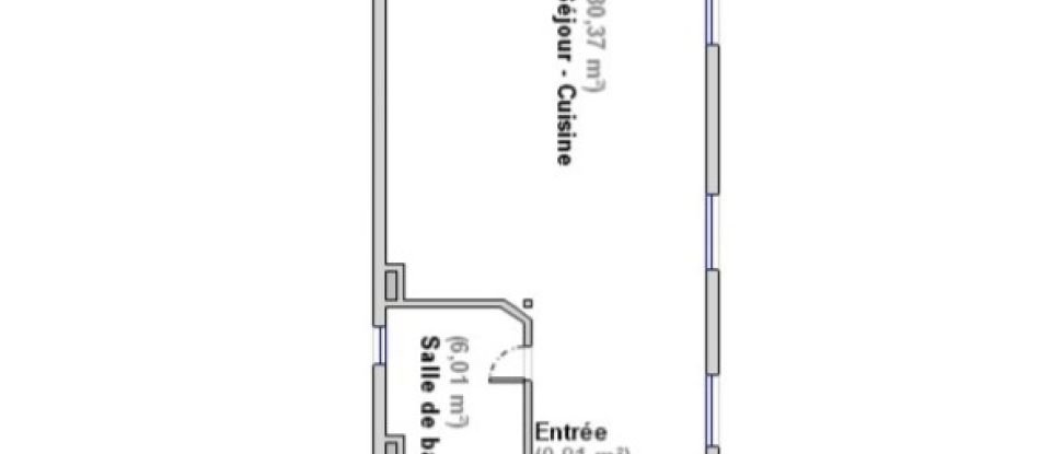 Appartement 2 pièces de 54 m² à Paris (75017)