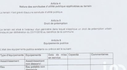 Terrain de 1 008 m² à Rumilly-lès-Vaudes (10260)