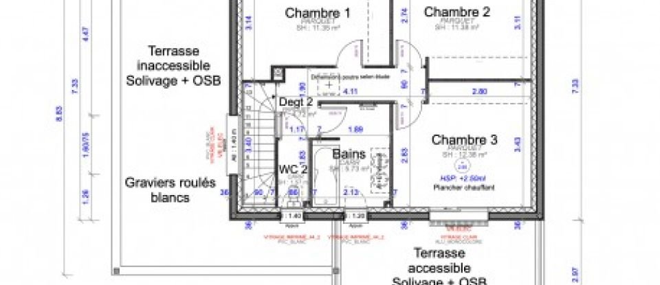 Maison 5 pièces de 119 m² à Les Touches (44390)