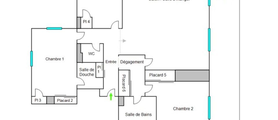 Appartement 4 pièces de 117 m² à Sainte-Adresse (76310)