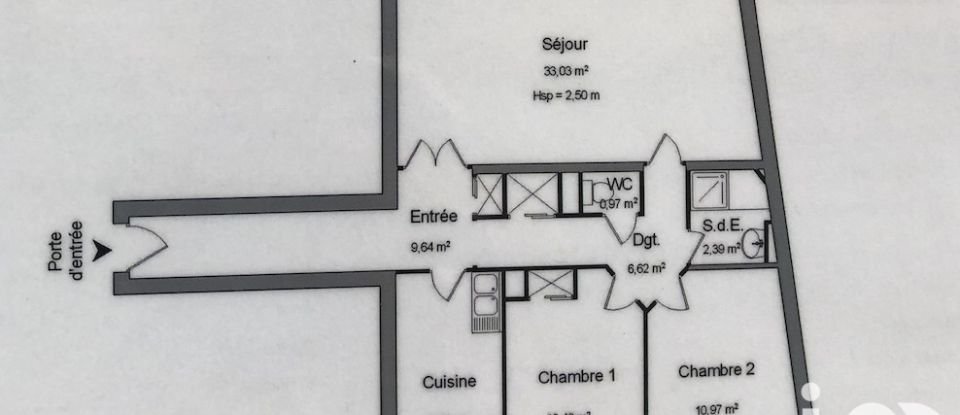 Appartement 4 pièces de 82 m² à Rueil-Malmaison (92500)