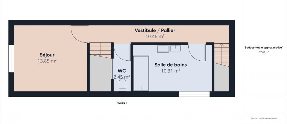 Maison de ville 5 pièces de 108 m² à Saint-Max (54130)