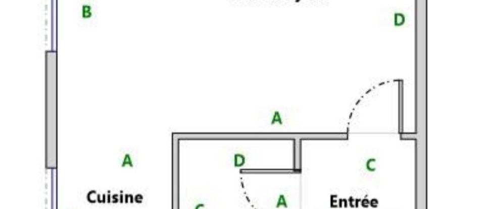 Studio 1 pièce de 21 m² à Arcueil (94110)