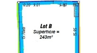 Land of 243 m² in Soussans (33460)