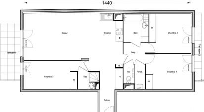 Apartment 4 rooms of 94 m² in Ormesson-sur-Marne (94490)