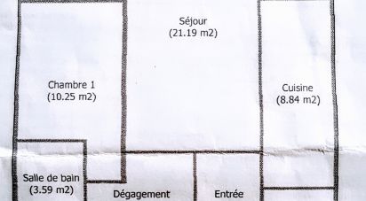 Appartement 2 pièces de 55 m² à Créteil (94000)