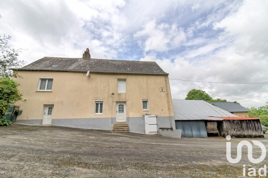 Farm 6 rooms of 132 m² in Laubrières (53540)