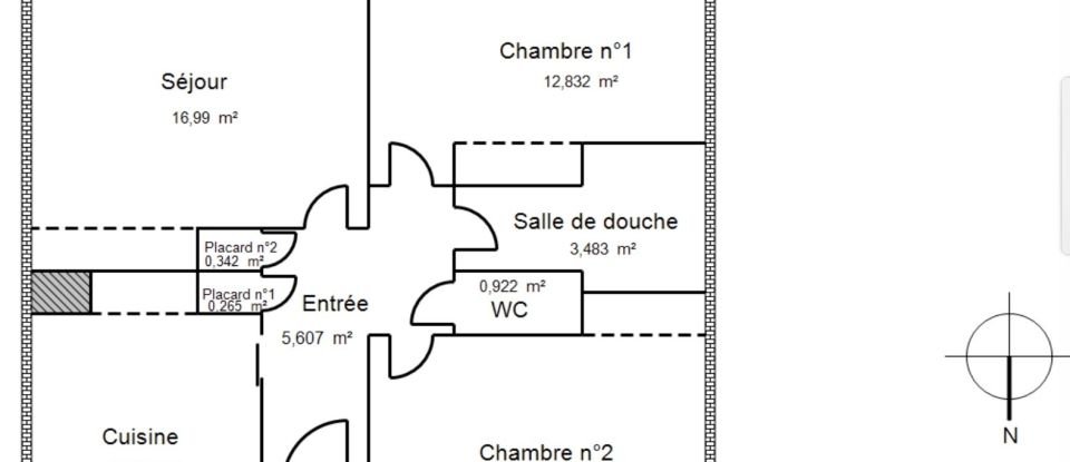 Appartement 3 pièces de 58 m² à Bandol (83150)