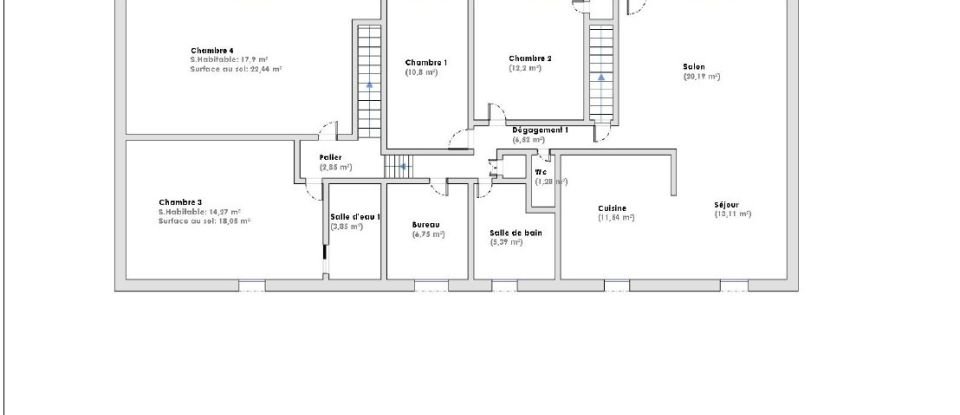 Maison 7 pièces de 169 m² à Chantonnay (85110)