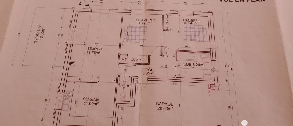 Maison traditionnelle 3 pièces de 68 m² à La Plaine-sur-Mer (44770)