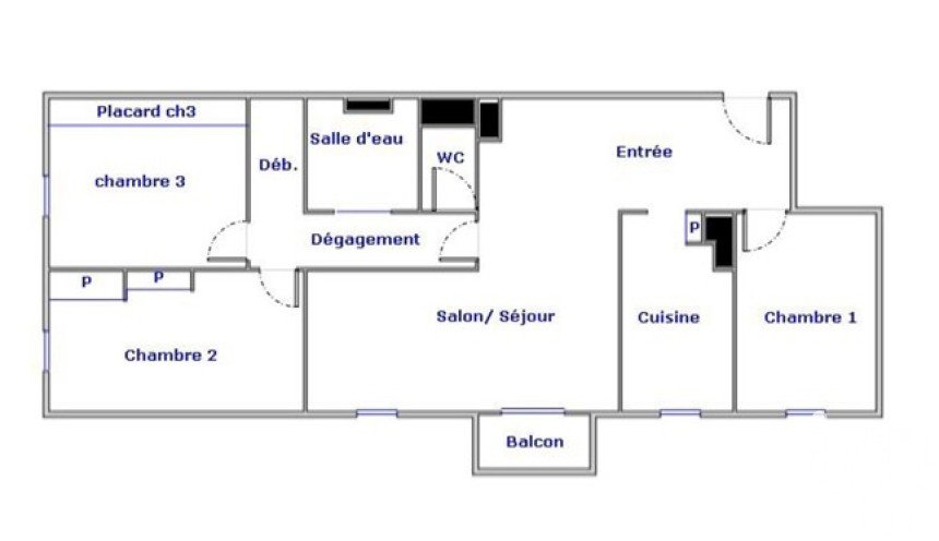 Appartement 4 pièces de 90 m² à Châtenay-Malabry (92290)