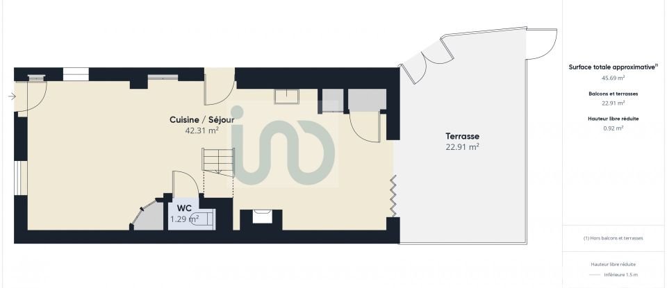 Maison traditionnelle 4 pièces de 82 m² à La Flotte (17630)