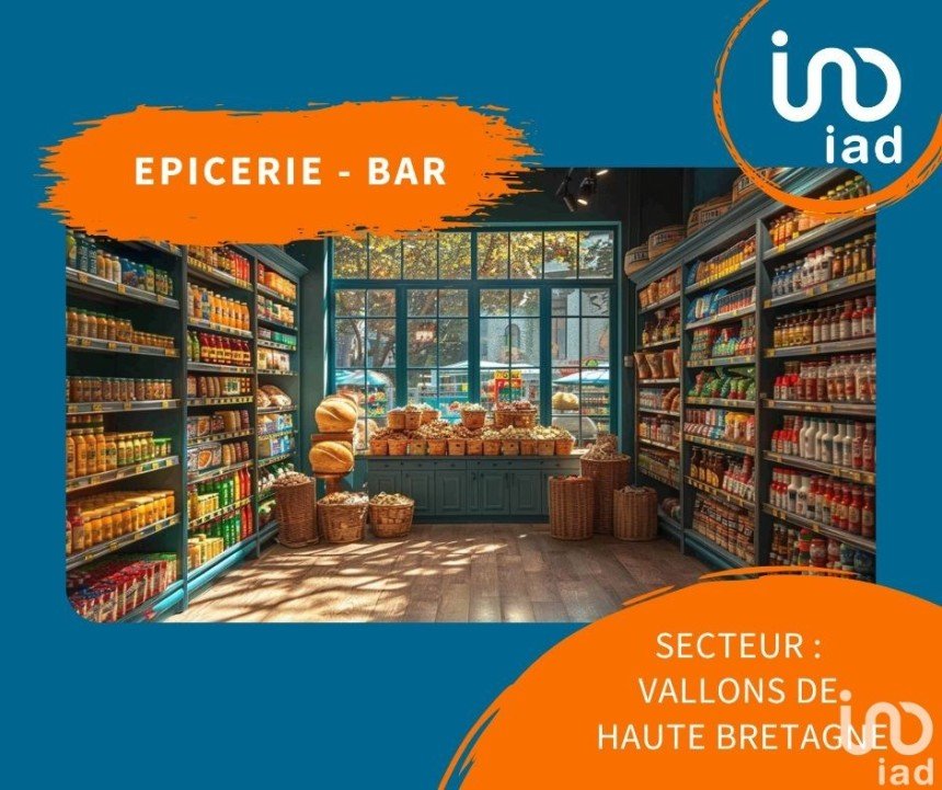 Brasserie-type bar of 120 m² in Lohéac (35550)