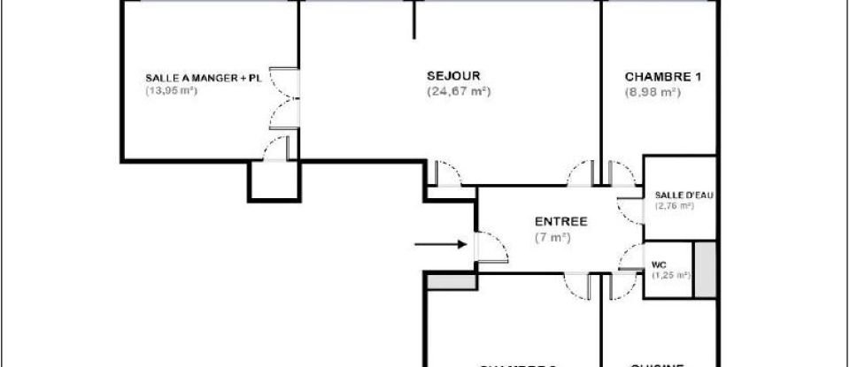 Appartement 4 pièces de 83 m² à Charenton-le-Pont (94220)