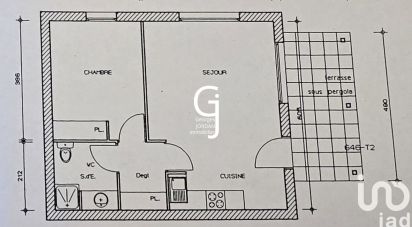 Apartment 2 rooms of 44 m² in Saint-Raphaël (83700)