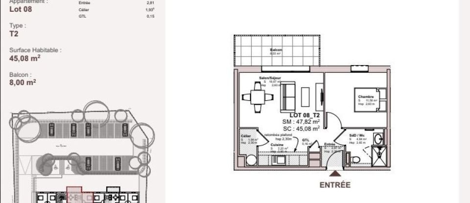 Apartment 3 rooms of 67 m² in Carentan les Marais (50500)