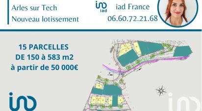 Land of 450 m² in Arles-sur-Tech (66150)