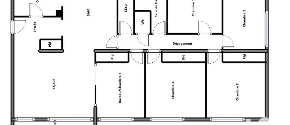 Appartement 5 pièces de 108 m² à Grenoble (38100)