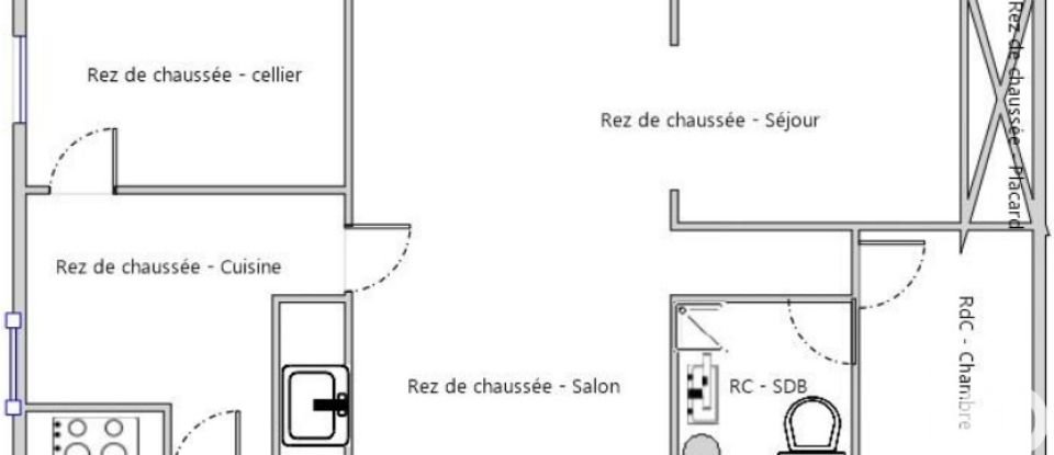 Maison 7 pièces de 158 m² à Neuvy-en-Dunois (28800)