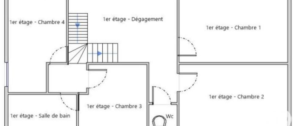 Maison 7 pièces de 158 m² à Neuvy-en-Dunois (28800)