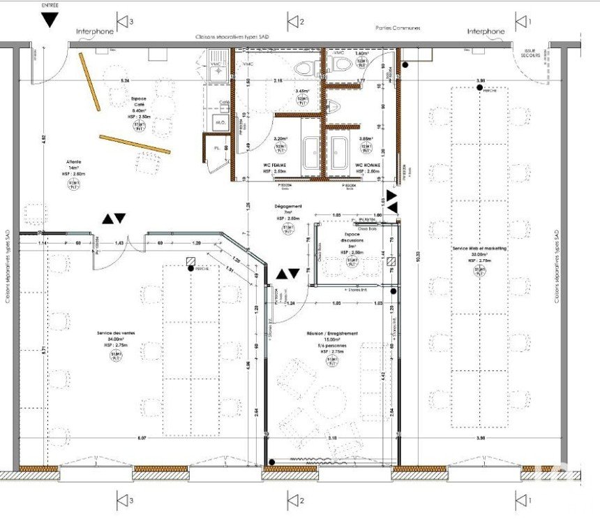 Bureaux de 142 m² à Lahonce (64990)