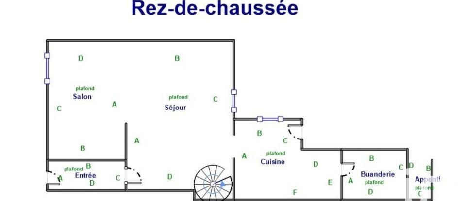 House 4 rooms of 81 m² in Le Croisic (44490)