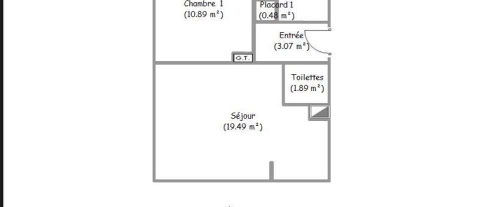 Apartment 2 rooms of 40 m² in Mantes-la-Jolie (78200)