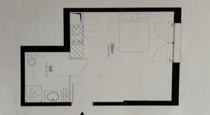 Appartement 1 pièce de 28 m² à Romainville (93230)