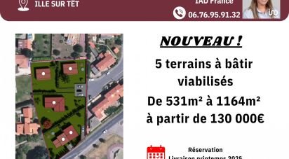 Terrain de 566 m² à Ille-sur-Têt (66130)