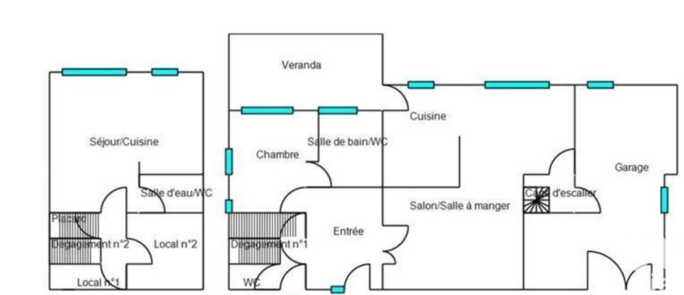 House 10 rooms of 215 m² in Plozévet (29710)