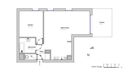 Apartment 2 rooms of 53 m² in Saint-Raphaël (83700)