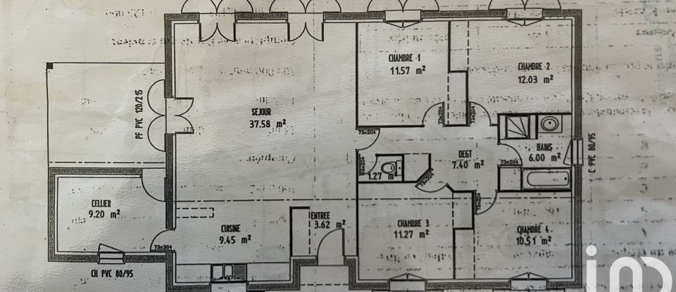 House 5 rooms of 120 m² in Montussan (33450)