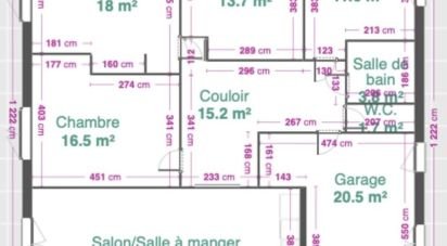 Traditional house 4 rooms of 109 m² in Saint-Georges-de-Didonne (17110)