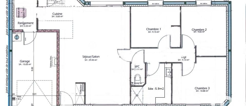 Maison 4 pièces de 80 m² à Talmont-Saint-Hilaire (85440)