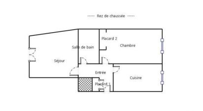 Apartment 2 rooms of 38 m² in Dijon (21000)