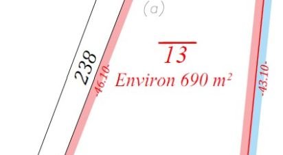 Terrain de 690 m² à Thionville (57100)