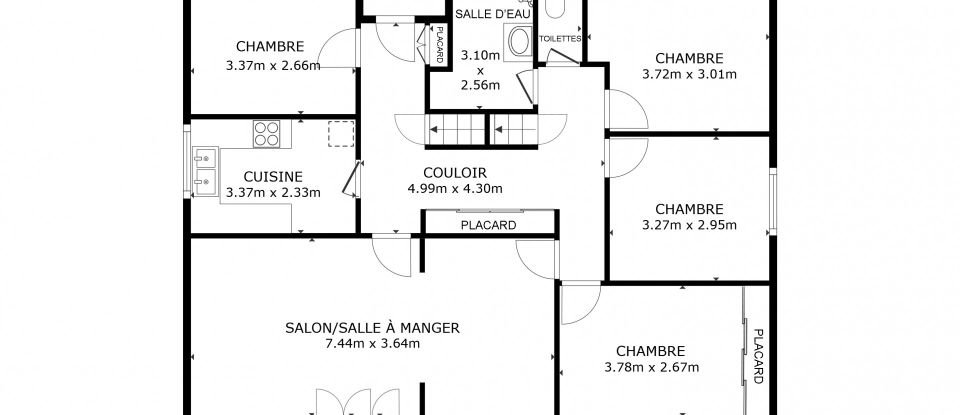 Maison 7 pièces de 161 m² à Toulouse (31500)