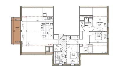 Apartment 4 rooms of 111 m² in Montriond (74110)