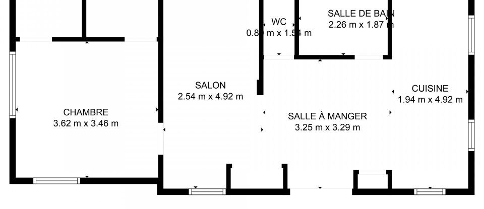 House 3 rooms of 52 m² in Ayat-sur-Sioule (63390)