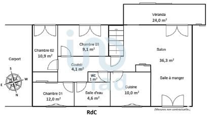 Maison 6 pièces de 122 m² à Saint-Arnoult-en-Yvelines (78730)