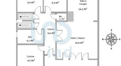 Maison 6 pièces de 116 m² à Saint-Rémy-lès-Chevreuse (78470)