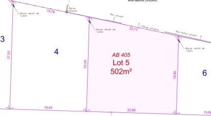 Terrain de 502 m² à Seilh (31840)