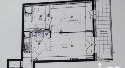 Appartement 2 pièces de 40 m² à Aulnay-sous-Bois (93600)