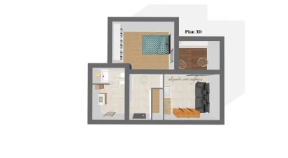 Apartment 2 rooms of 37 m² in Orvault (44700)