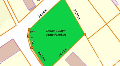 Land of 1,200 m² in Souain-Perthes-lès-Hurlus (51600)