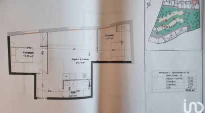 Appartement 3 pièces de 52 m² à Étampes (91150)