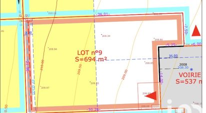 Terrain de 694 m² à Lavilledieu (07170)