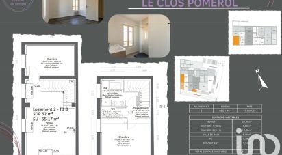 Appartement 3 pièces de 55 m² à Libourne (33500)