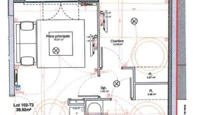 Apartment 2 rooms of 39 m² in Villemomble (93250)