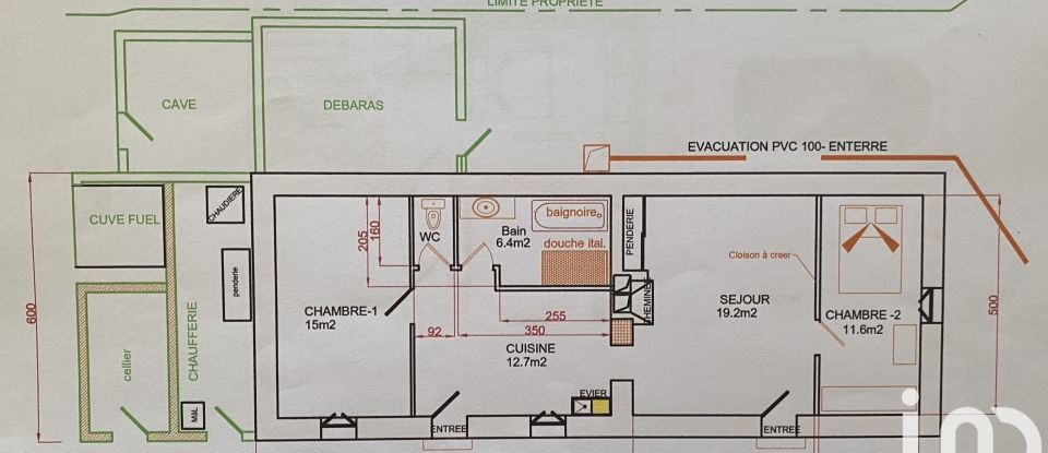 Maison 3 pièces de 64 m² à Ambazac (87240)